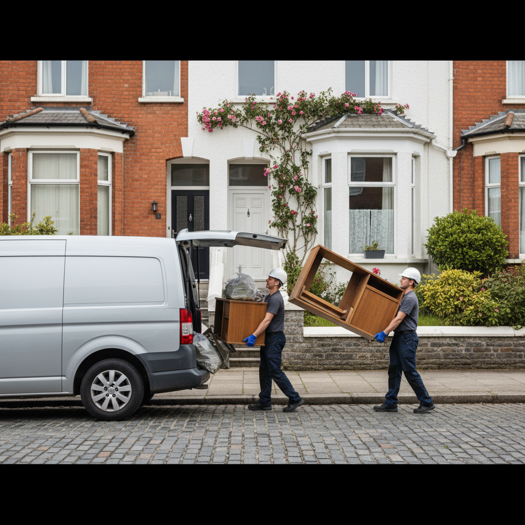 How Much Does Renovation Waste Removal Cost in Dun Laoghaire? (2026 Guide) in Dublin: responsible junk removal collection scene